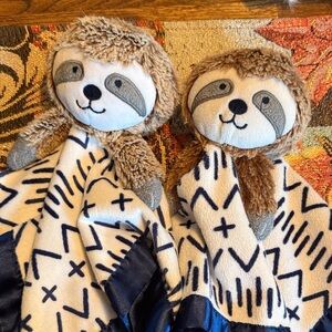 Cloud Island Navy Blue Fabric